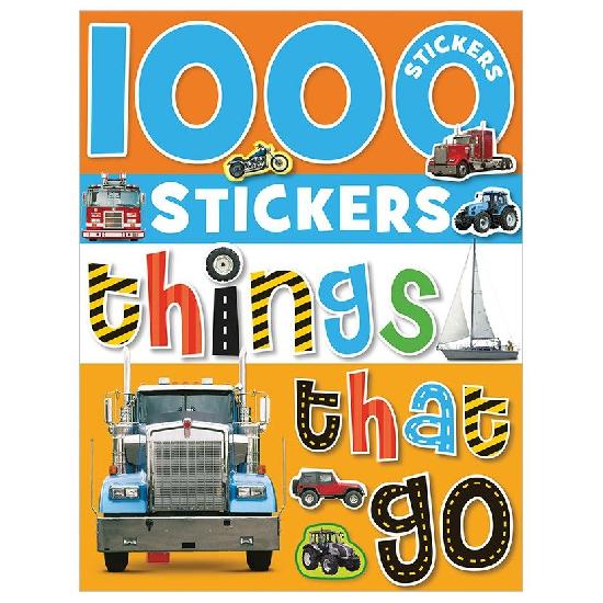 1000 Stickers - Things That Go Activity Book