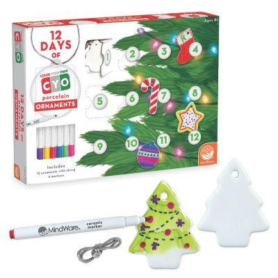 Colour Your Own 12 Days of Ornaments