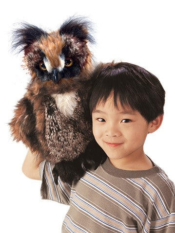 Great Horned Owl Puppet