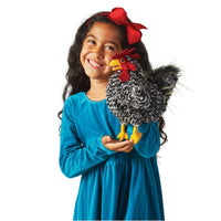 Barred Rock Rooster Puppet