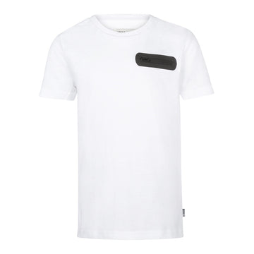 White Zippered T-Shirt