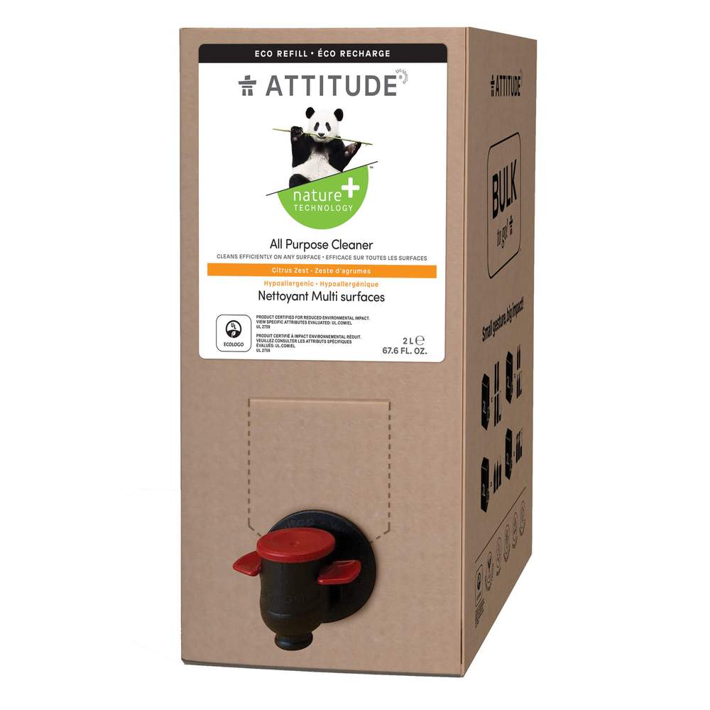 Attitude - All Purpose Cleaner Citrus Zest 2L Bulk Refill