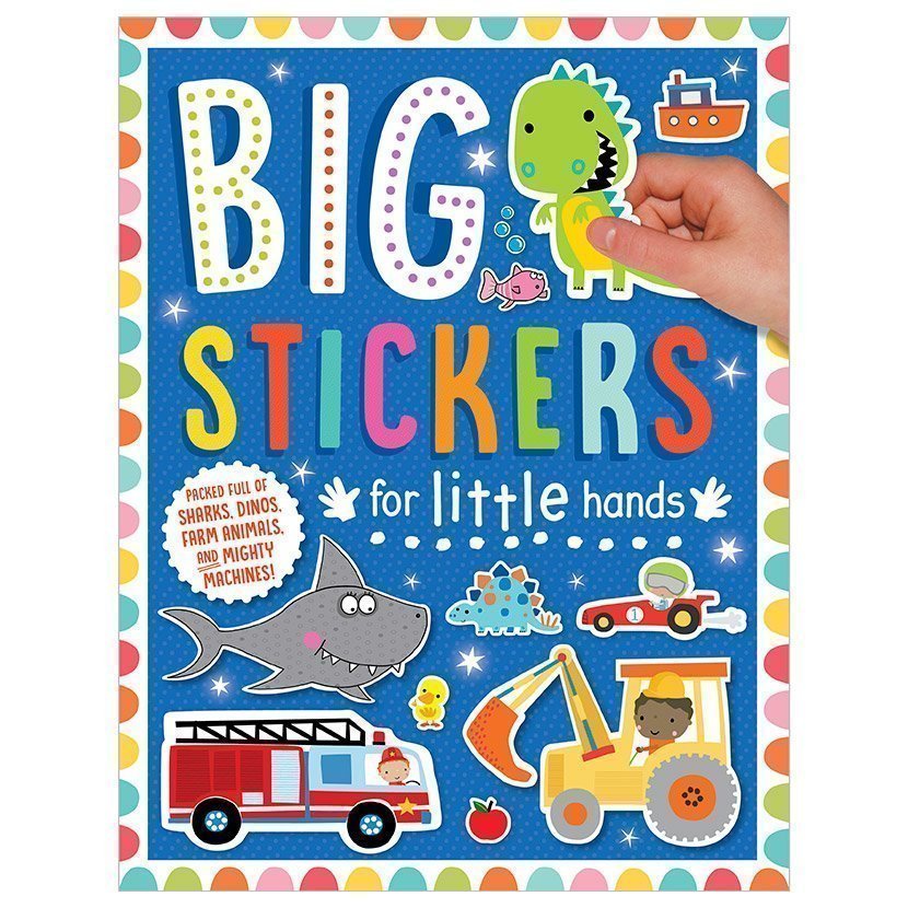 Blue Big Stickers for Little Hands Activity Book