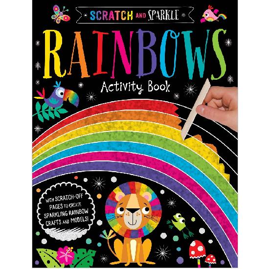 Make Believe Ideas Scratch & Sparkle Rainbows Activity Book