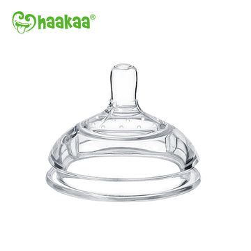 HaaKaa Gen 3 Silicone Bottle Anti-Colic Nipple 2p