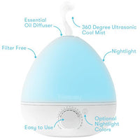 Humidifier, Diffuser + Nightlight