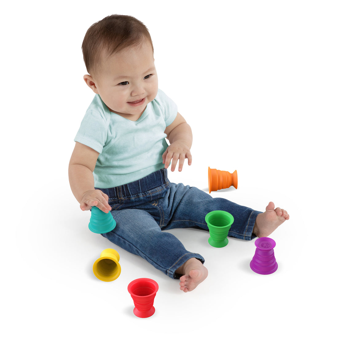 Stack & Squish Cups Sensory Stacking Toys