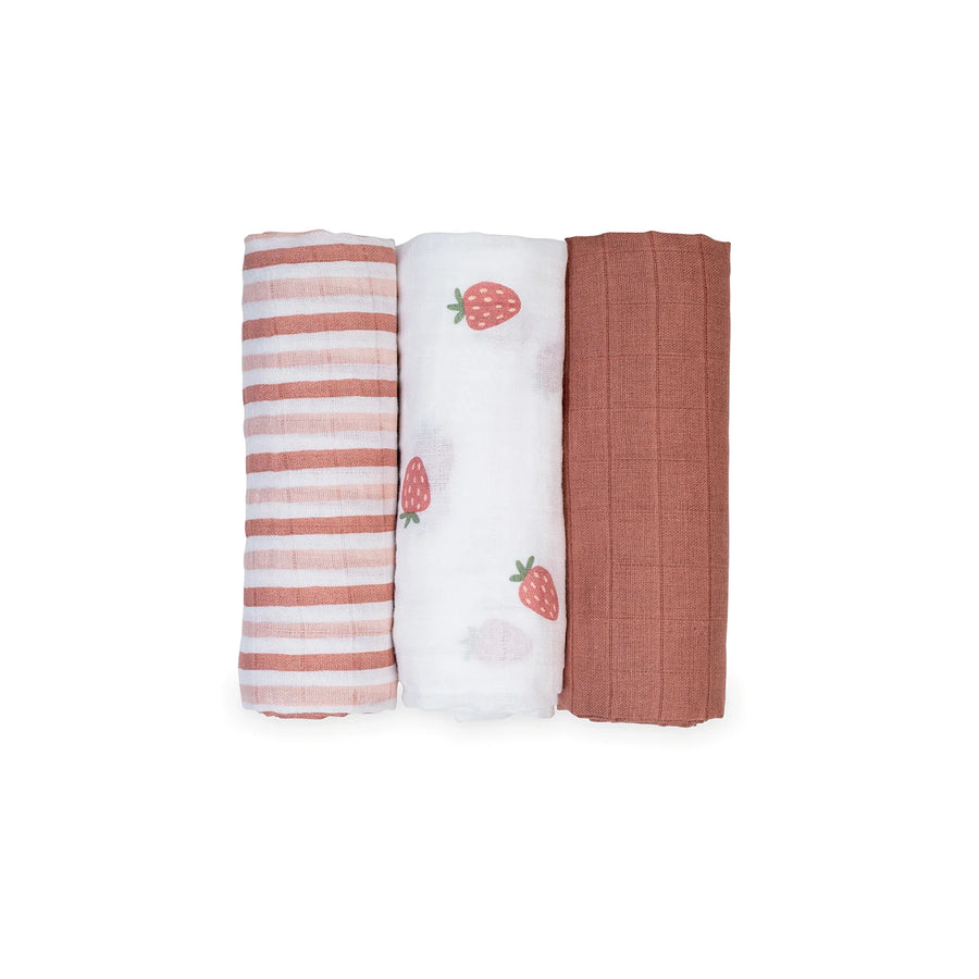 Cotton Receiving Blankets - 3 pack
