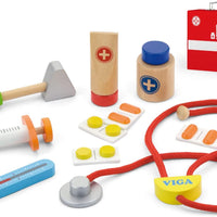 Wooden Medical Kit