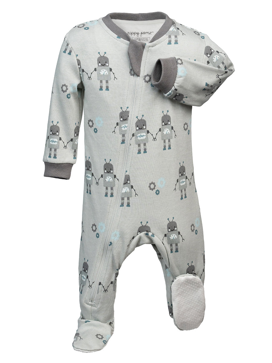 ZippyJamz Preemie & Newborn Footed Pajamas