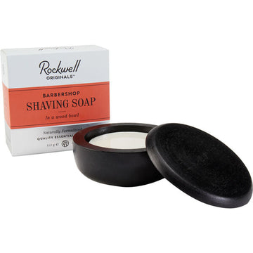 Rockwell Originals Shave Soap in Wooden Bowl
