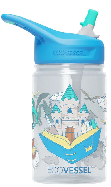 The SPLASH Kids Tritan Water Bottle with Straw Top 12oz