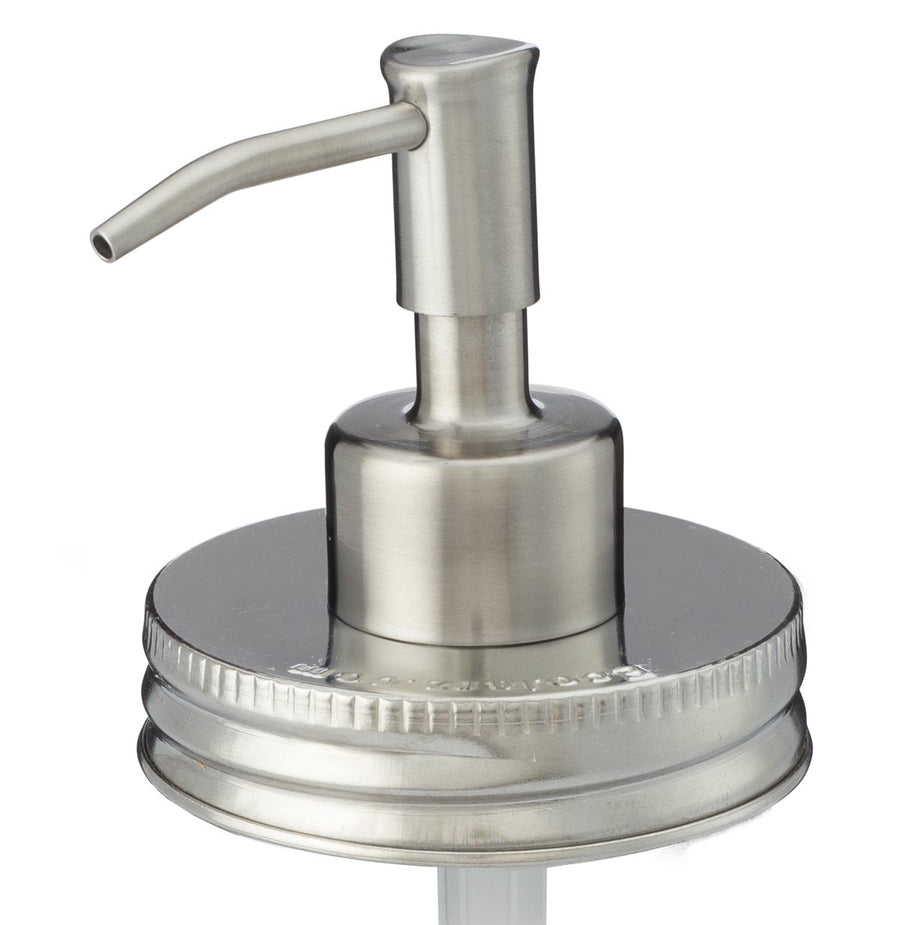 Mason Jar Stainless Steel Soap Dispenser Pump
