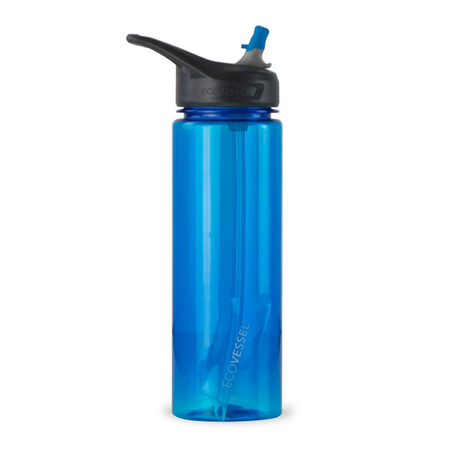 Wave Sports Water Bottle with Silicone Straw