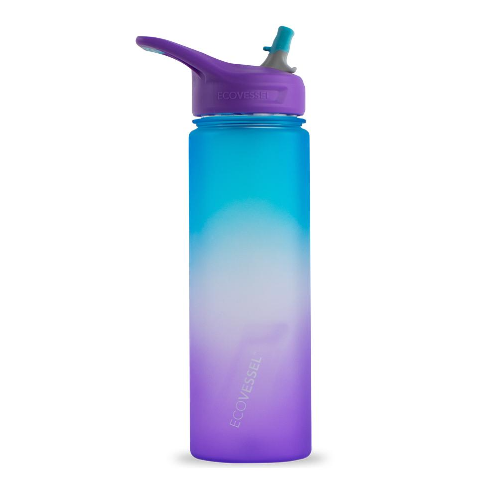 Wave Sports Water Bottle with Silicone Straw