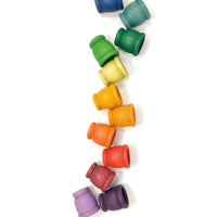 Wood Coloured Mates 12pcs