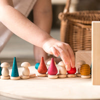 Wood Nins Tomtens 36pcs