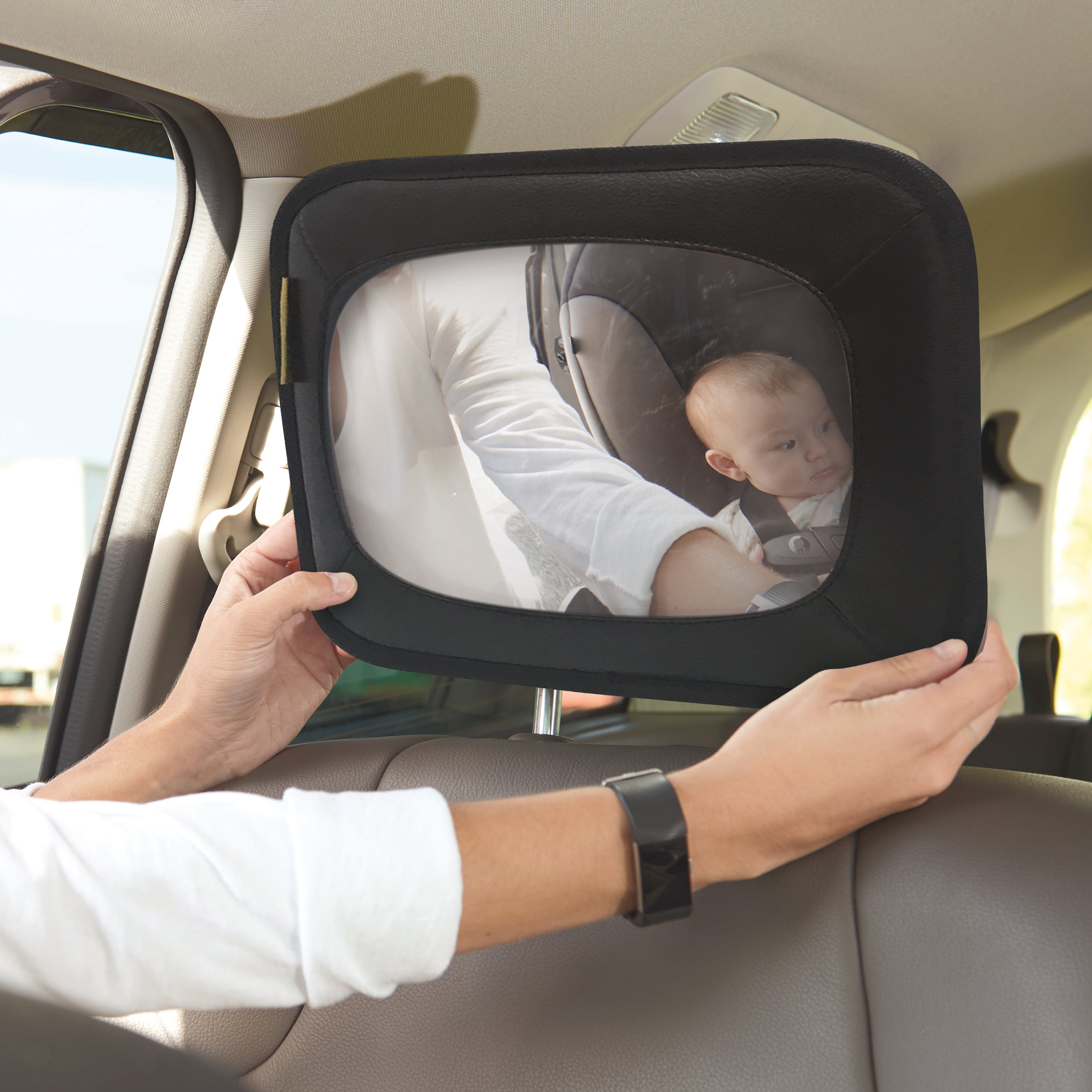 Nuby Back Seat Baby Mirror The Baby Footprint