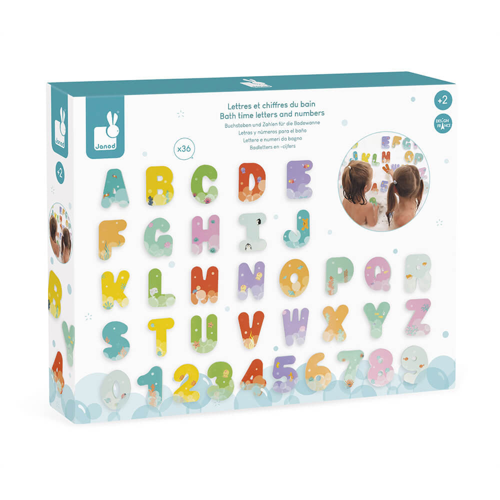 Bath Time Letters & Numbers