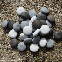 Mandala Stones 36 pc - Grey