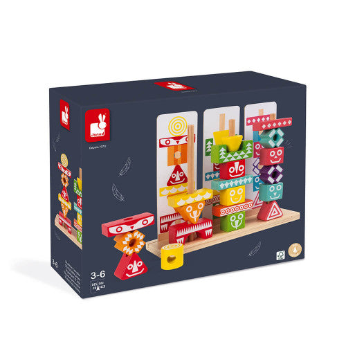 Janod I Wood Edutotem Stackable Pieces