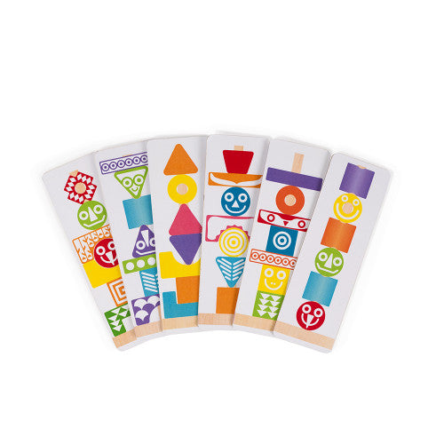 Janod I Wood Edutotem Stackable Pieces