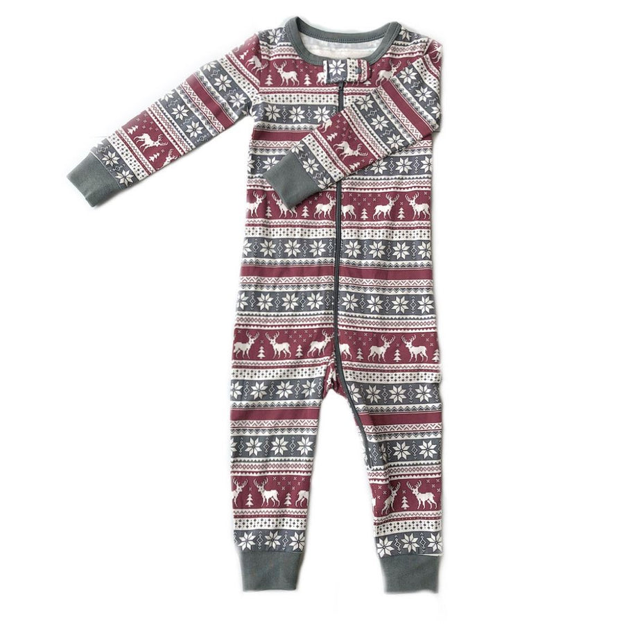 Holiday Fair Isle Fawn Family Pajama (Mens Small & Medium only)