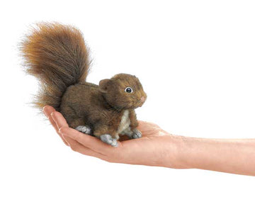 Mini Red Squirrel Finger Puppet