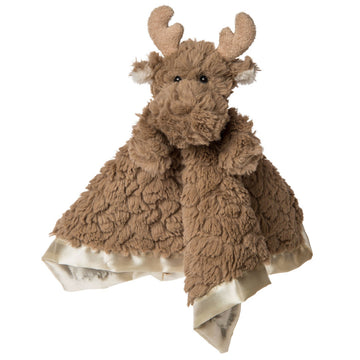 Putty Nursery Character Blanket Moose 12"