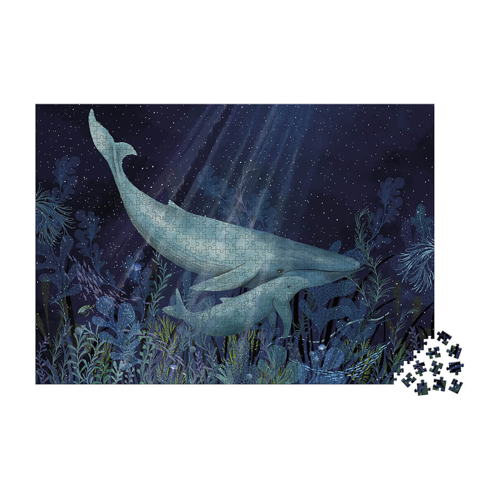 Whales in the Deep Puzzle - 1000 piece