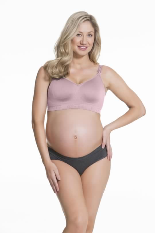 Sugar Candy Crush Fuller Bust Seamless Nursing Bra in Charcoal by